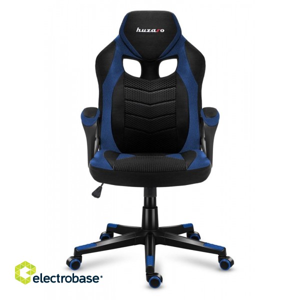 Huzaro FORCE 2.5 BLUE MESH Gaming armchair Mesh seat Black, Blue image 4