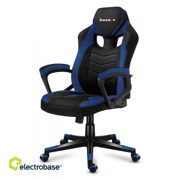 Huzaro FORCE 2.5 BLUE MESH Gaming armchair Mesh seat Black, Blue image 5