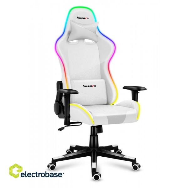 Huzaro Force 6.2 White RGB gaming chair image 4