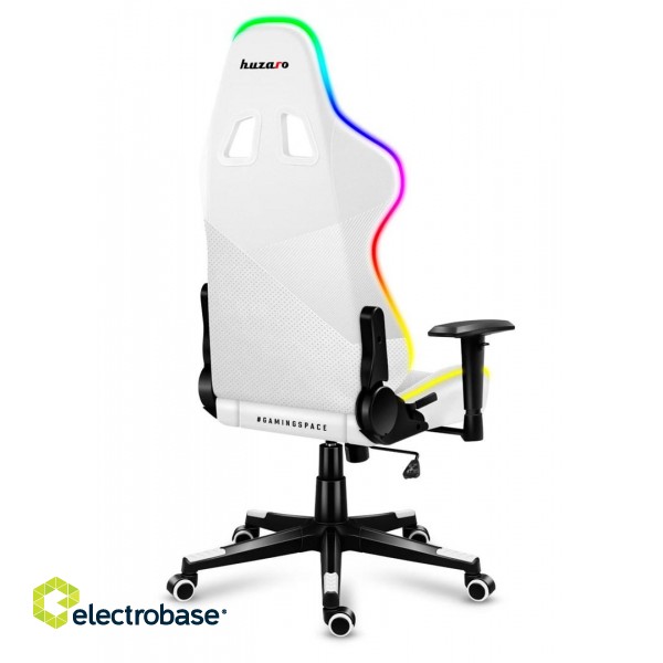 Huzaro Force 6.2 White RGB gaming chair image 5