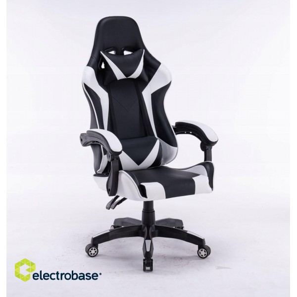 REMUS swivel gaming chair, white image 6