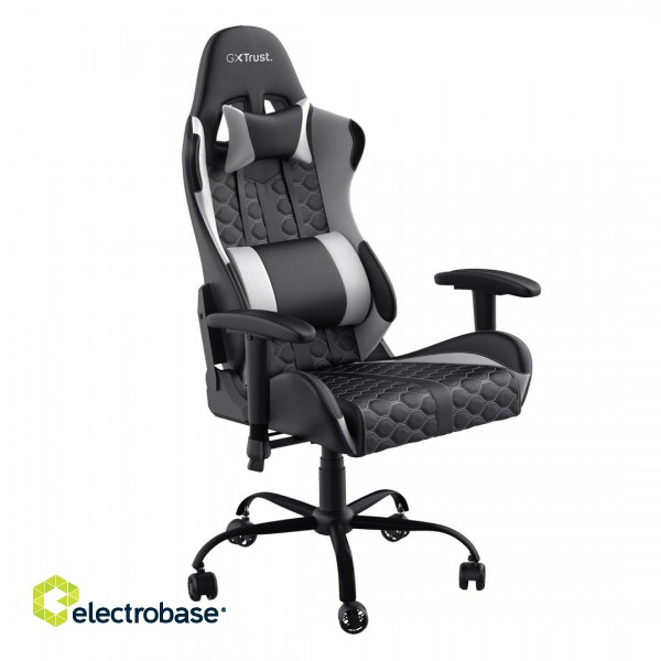 Trust GXT 708W Resto Universal gaming chair Black, White image 1