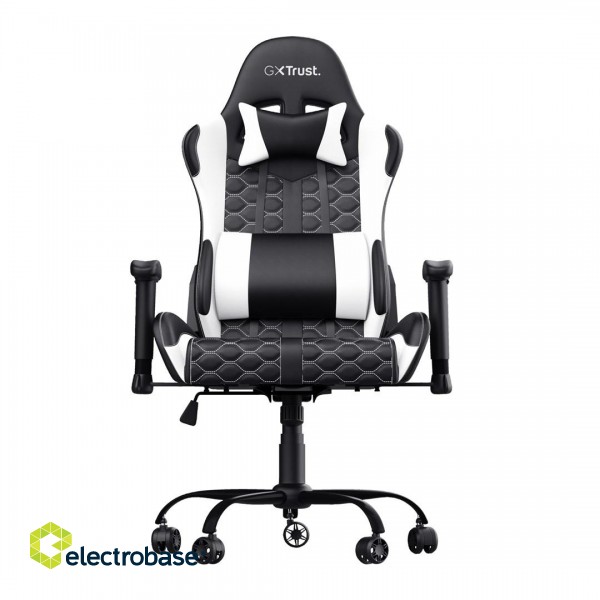 Trust GXT 708W Resto Universal gaming chair Black, White image 3