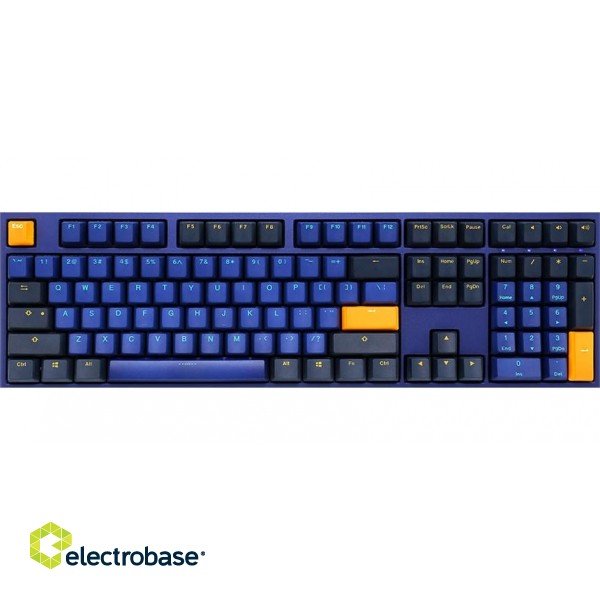 Ducky One 2 Horizon PBT Gaming Keyboard, MX Red - Blue image 1