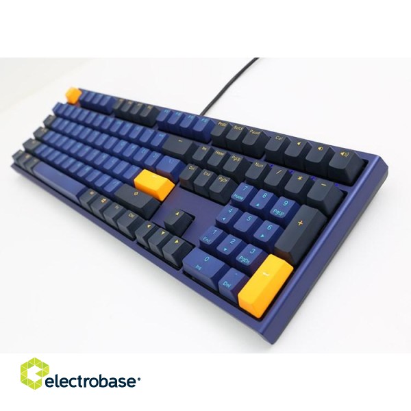 Ducky One 2 Horizon PBT Gaming Keyboard, MX Red - Blue image 6