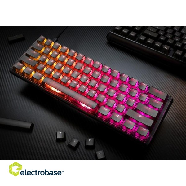 Ducky One 3 Aura Black Mini Gaming Keyboard, RGB LED - MX-Silent-Red paveikslėlis 2
