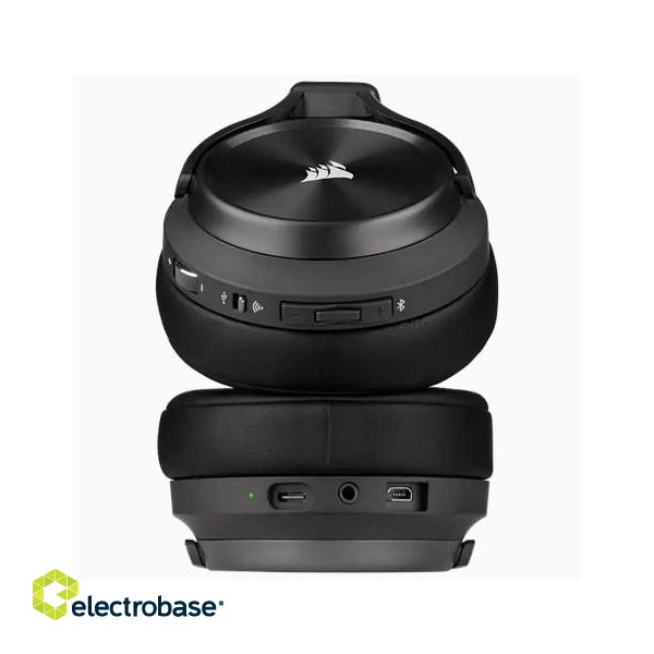 Corsair VIRTUOSO RGB Wireless XT Headset Wired & Wireless Head-band Bluetooth Black image 5