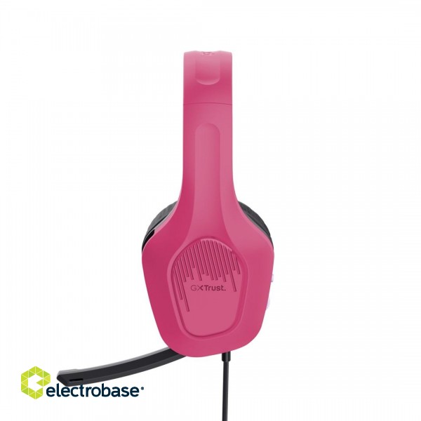 Trust GXT 415P Zirox Headset Wired Head-band Gaming Pink image 6