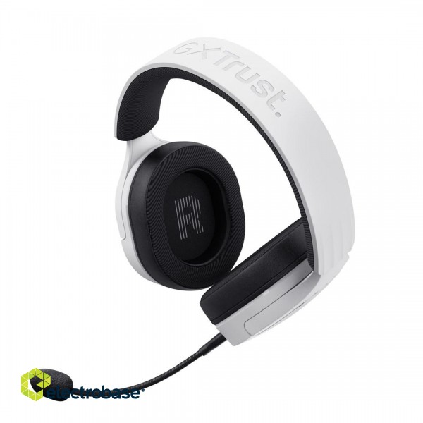 Trust GXT 489W FAYZO Headset Wired Head-band Gaming Black, White фото 9