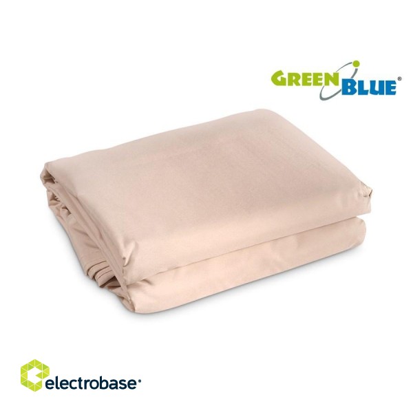 Sunbath Shadow Cloth GreenBlue UV Garden Waterproof Square or Triangle Shade image 6