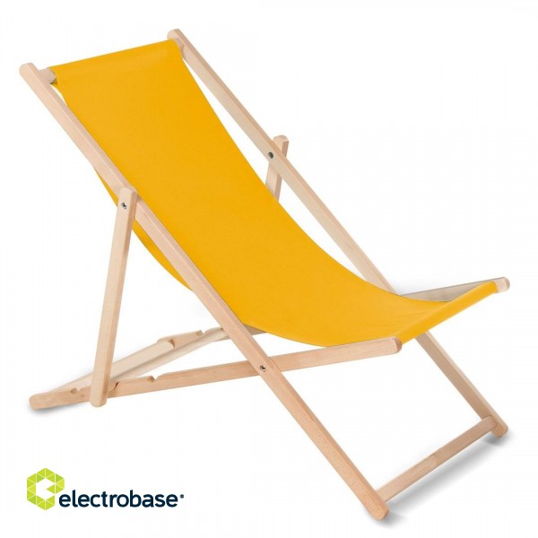 Wooden chair made of quality beech wood with three adjustable backrest positions gold color GreenBlue GB183 image 2