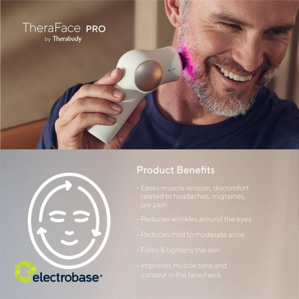 Therabody TheraFace PRO Ultimate Facial Health Device by - White - with conductive gel image 7