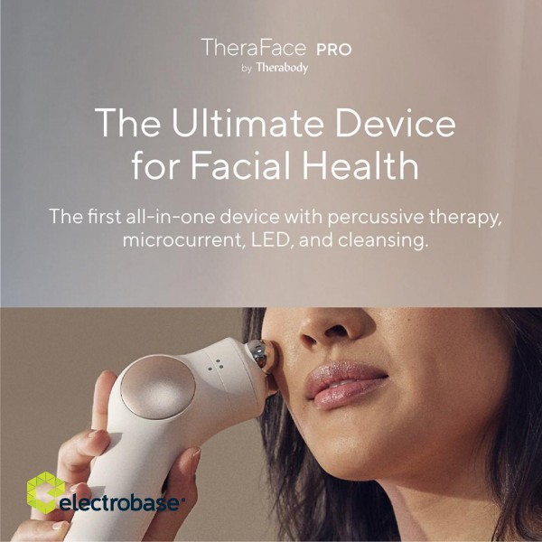 Therabody TheraFace PRO Ultimate Facial Health Device by - White - with conductive gel фото 8