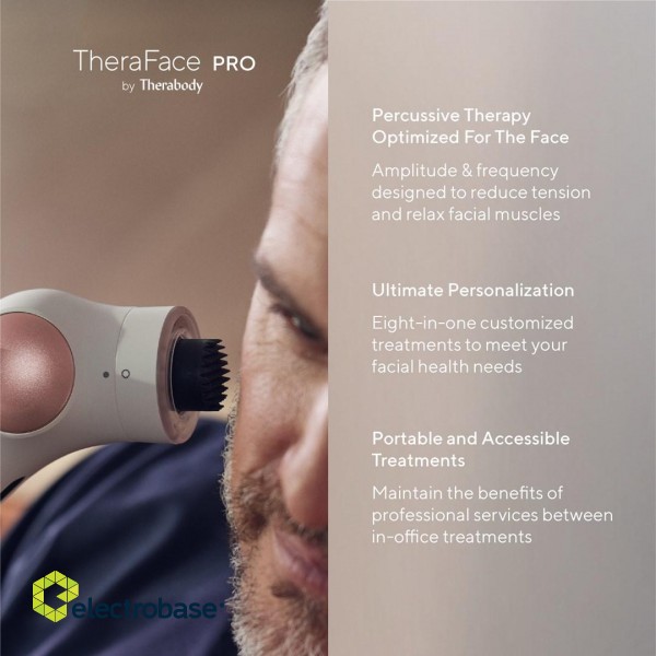 Therabody TheraFace PRO Ultimate Facial Health Device by - White - with conductive gel фото 9