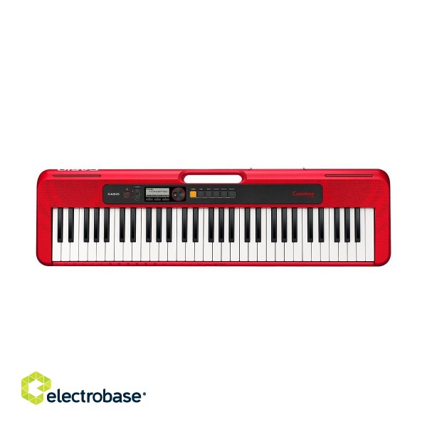 Casio CT-S200 MIDI keyboard 61 keys USB Red, White paveikslėlis 1