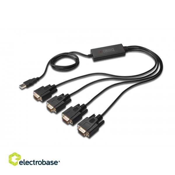 Digitus USB 2.0 to 4xRS232 Cable paveikslėlis 2