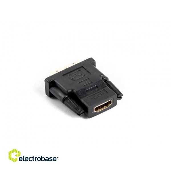 Lanberg AD-0013-BK cable gender changer HDMI DVI-D 18+1 Single Link Black paveikslėlis 2