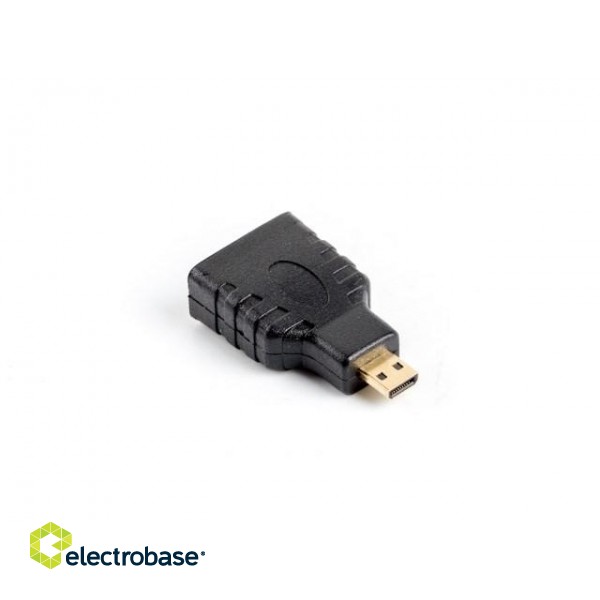 Lanberg AD-0015-BK cable gender changer HDMI Micro HDMI Black image 2