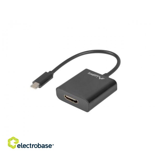 LANBERG USB-C ADAPTER 3.1 (M) -> HDMI (F) 15CM image 1