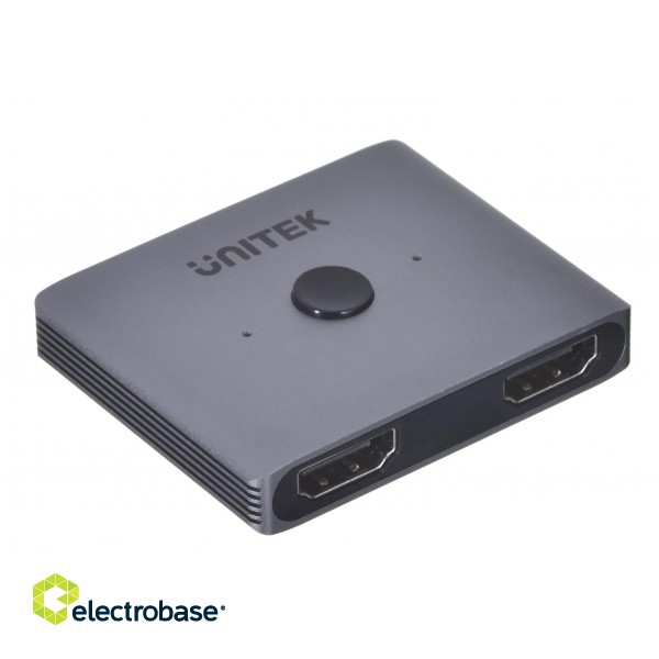 Unitek two-way Signal Switch HDMI 2.1 2 in 1 out 8K image 4