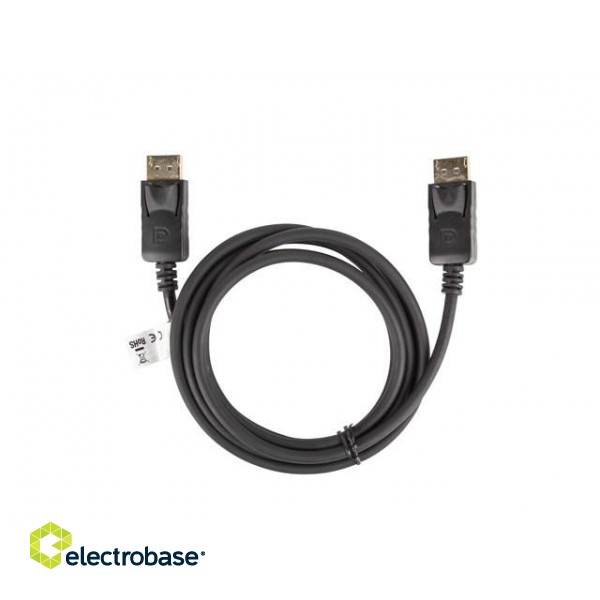 Lanberg CA-DPDP-10CC-0018-BK DisplayPort cable 1.8 m Black image 3