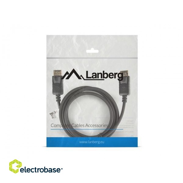 Lanberg CA-DPDP-10CC-0018-BK DisplayPort cable 1.8 m Black image 4