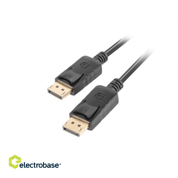 Lanberg CA-DPDP-10CC-0018-BK DisplayPort cable 1.8 m Black image 1
