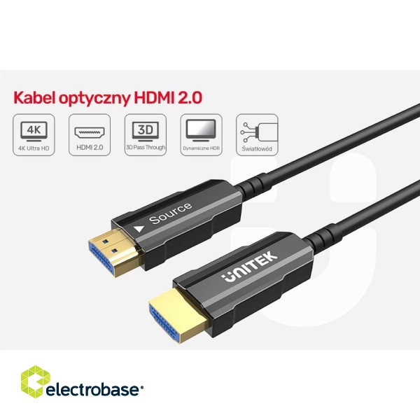 UNITEK HDMI CABLE 2.0 4K 60HZ AOC-20M image 6
