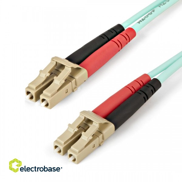 FIBER CABLE LC/LC 1M MULTIMODE/OM4 LSZH 100GBPS