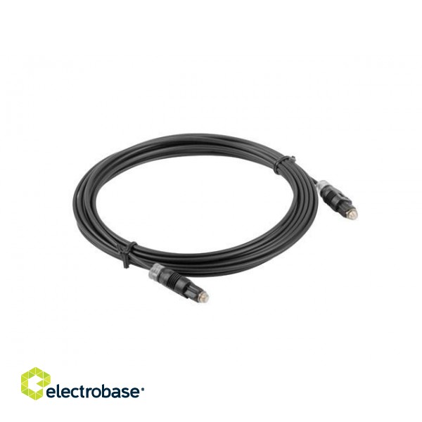 Lanberg CA-TOSL-10CC-0030-BK fibre optic cable 3 m TOSLINK Black фото 3