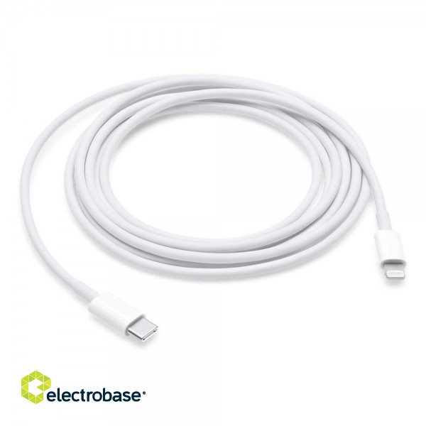 Apple MQGH2ZM/A lightning cable 2 m White фото 2