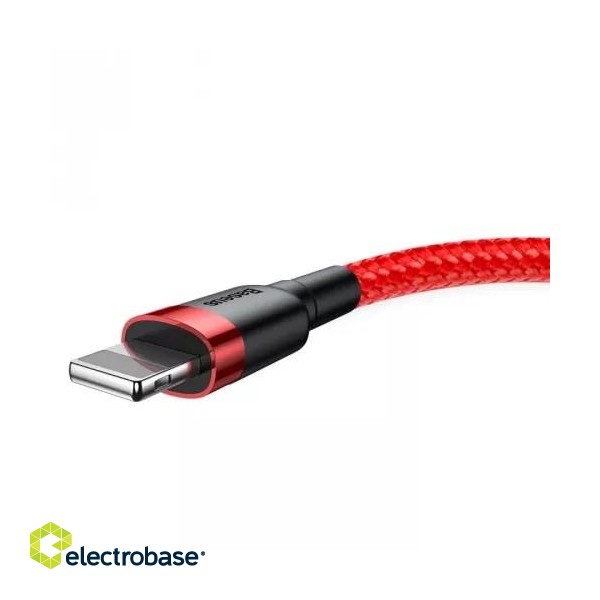 Baseus CALKLF-C09 lightning cable 2 m Red image 1