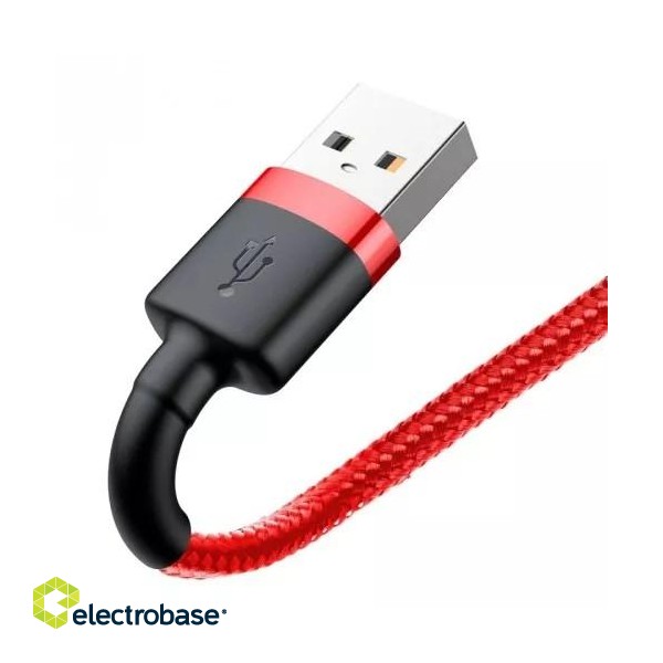 Baseus CALKLF-C09 lightning cable 2 m Red image 2