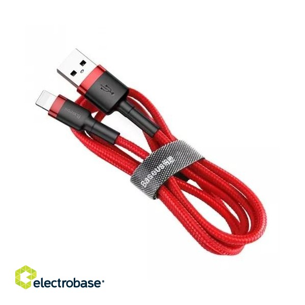 Baseus CALKLF-C09 lightning cable 2 m Red image 4