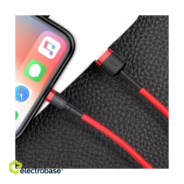 Baseus CALKLF-C09 lightning cable 2 m Red image 7