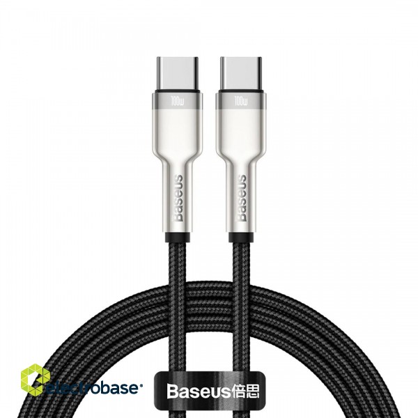 Baseus CATJK-C01 mobile phone cable Black 1 m USB C image 1
