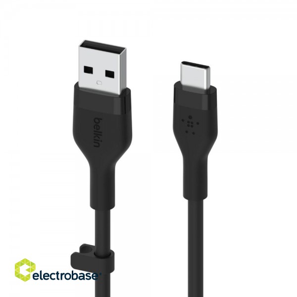 Belkin BOOST↑CHARGE Flex USB cable 3 m USB 2.0 USB A USB C Black image 2