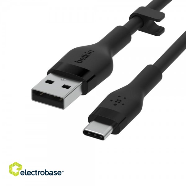 Belkin BOOST↑CHARGE Flex USB cable 3 m USB 2.0 USB A USB C Black image 4
