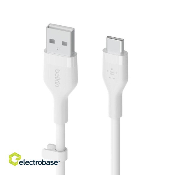 Belkin BOOST↑CHARGE Flex USB cable 2 m USB 2.0 USB C White image 2