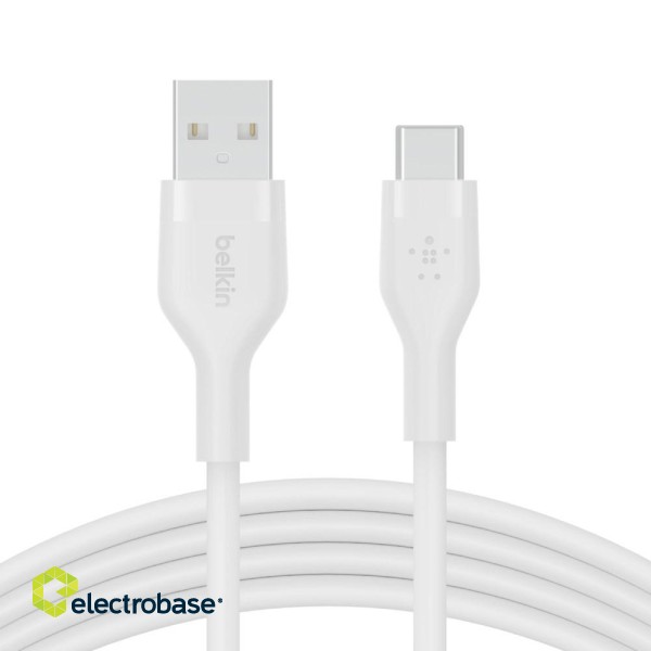 Belkin BOOST↑CHARGE Flex USB cable 2 m USB 2.0 USB C White image 3