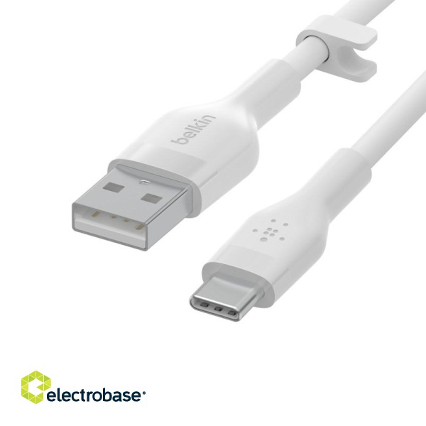 Belkin BOOST↑CHARGE Flex USB cable 2 m USB 2.0 USB C White image 4