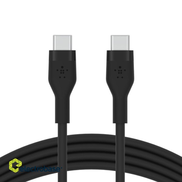 Belkin BOOST↑CHARGE Flex USB cable 2 m USB 2.0 USB C Black image 3