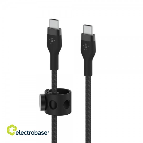 Belkin BOOST↑CHARGE PRO Flex USB cable 1 m USB 2.0 USB C Black paveikslėlis 2