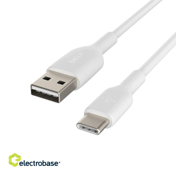 Belkin CAB001BT3MWH USB cable 3 m USB A USB C White image 1