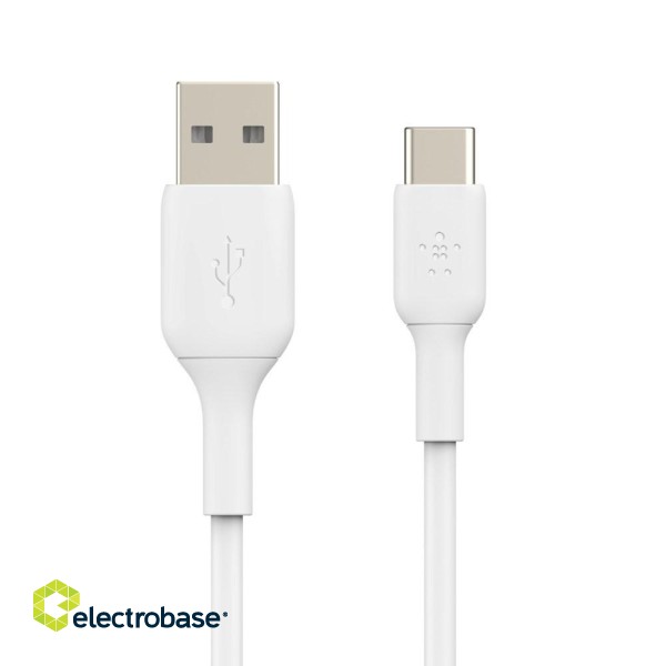 Belkin CAB001BT3MWH USB cable 3 m USB A USB C White image 3