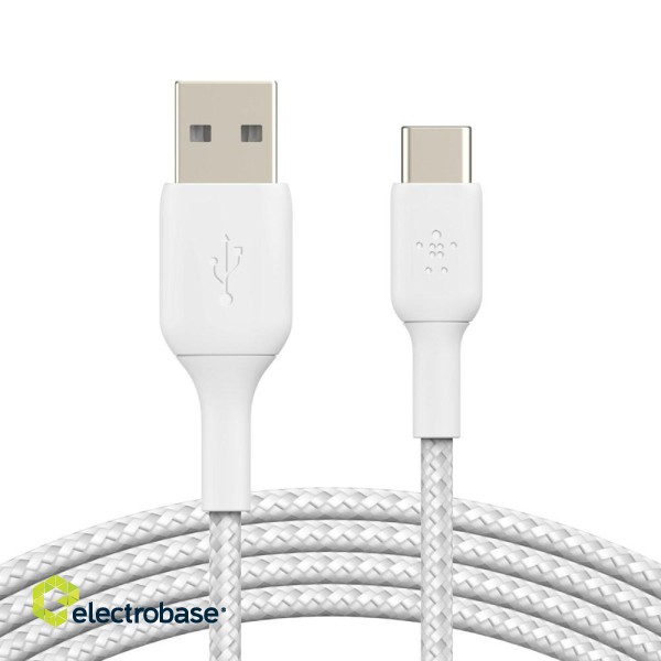 Belkin CAB002BT3MWH USB cable 3 m USB A USB C White image 1