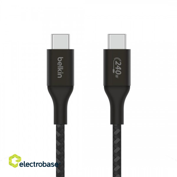 Belkin CAB015bt2MBK USB cable 2 m USB 2.0 USB C Black image 1