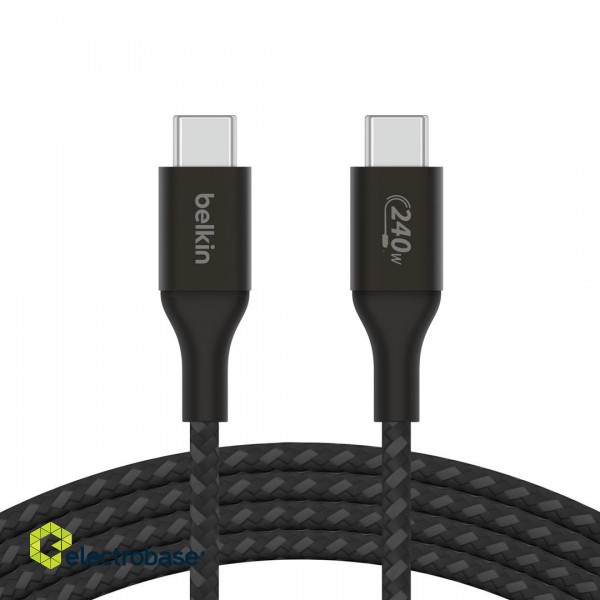 Belkin CAB015bt2MBK USB cable 2 m USB 2.0 USB C Black paveikslėlis 4