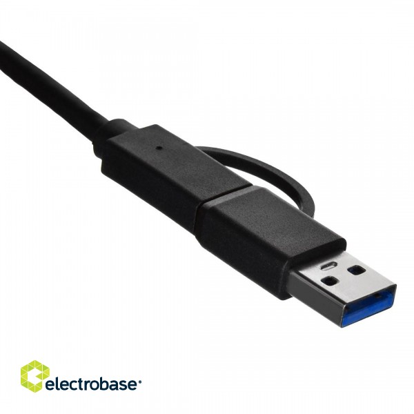 UNITEK ADAPTER USB-A/USB-C - RJ-45 2.5 GBIT, U1313C paveikslėlis 2
