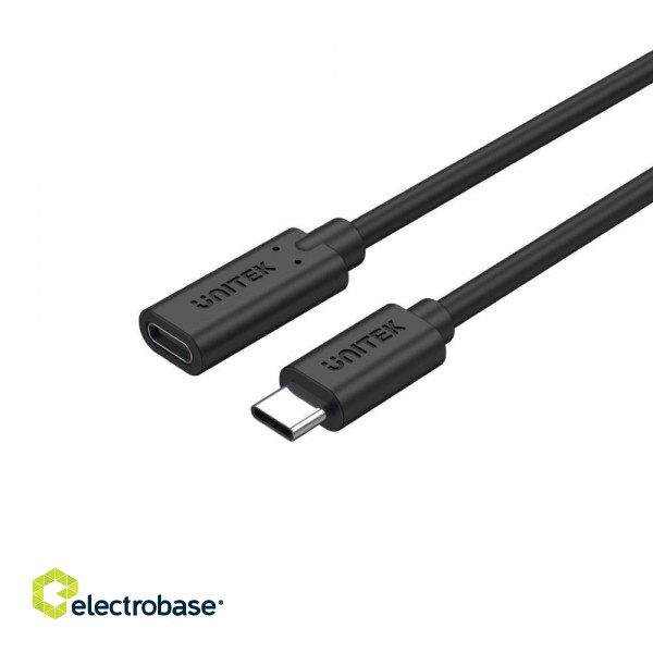 UNITEK C14086BK USB cable 0.5 m USB 3.2 Gen 2 (3.1 Gen 2) USB C Black image 1
